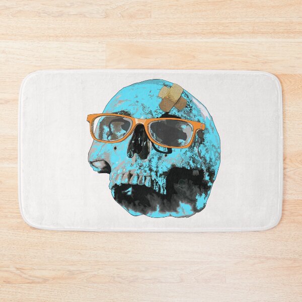 Item preview, Blue skull (side view) designed and sold by m-yoga-store.