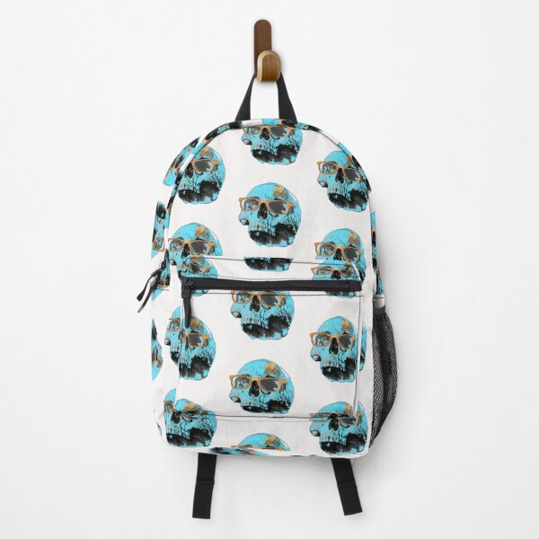 Item preview, Blue skull (side view) designed and sold by Whimsy Trail Co.
