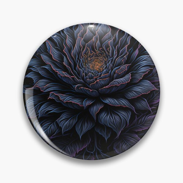 Item preview, Magic Black Ice Flowers designed and sold by SimpleWallArt.