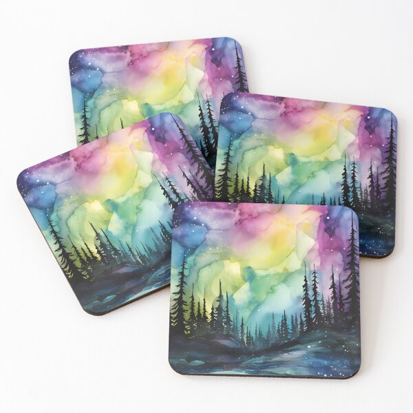 Artikelvorschau, Alcohol ink northern lights entworfen und verkauft von tropicaltee.