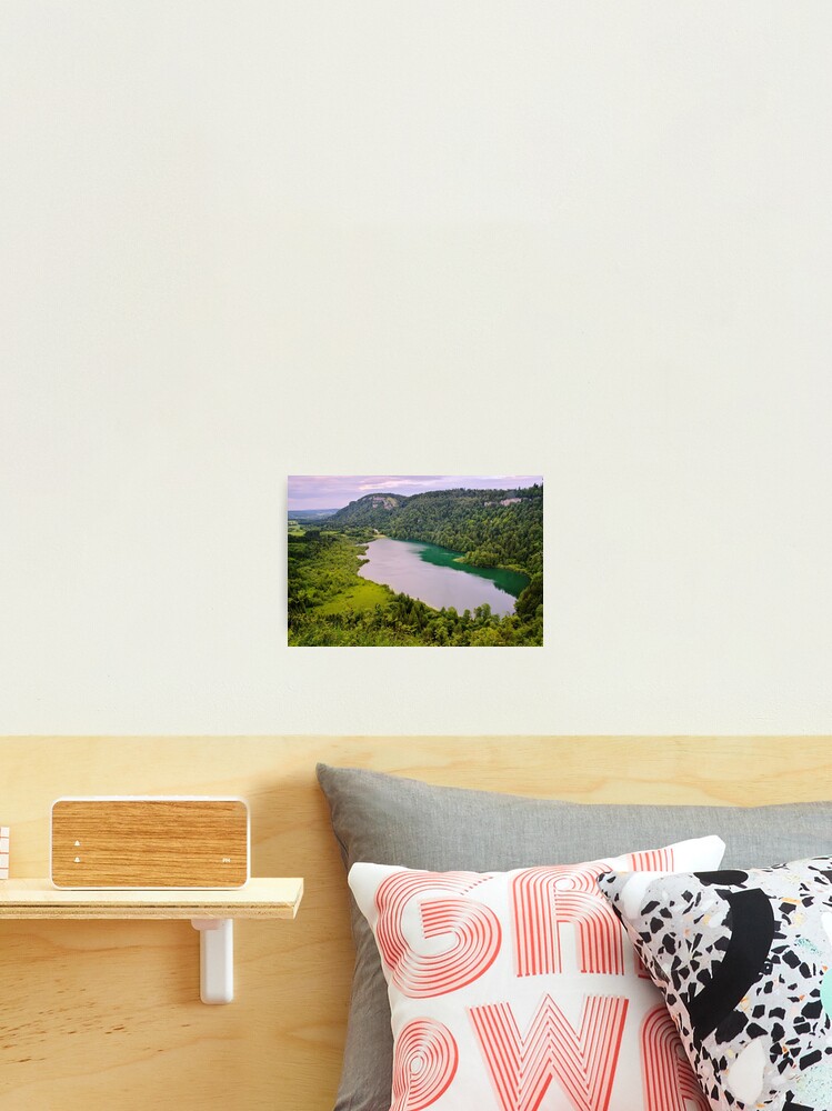 Thumbnail 2 of 3, Photographic Print, Dusk on Bonlieu lake designed and sold by patmo.