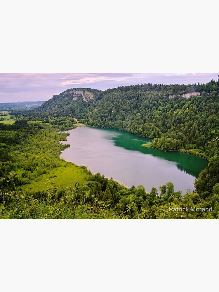 Thumbnail 3 of 3, Photographic Print, Dusk on Bonlieu lake designed and sold by patmo.