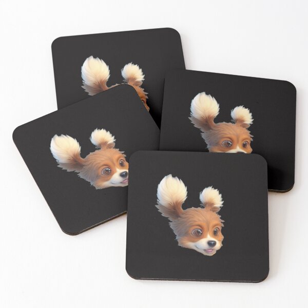 Item preview, cute little dog with ears up designed and sold by MacLis.