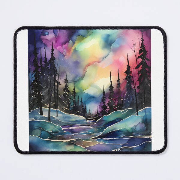 Item preview, Alcohol ink northern lights designed and sold by tropicaltee.