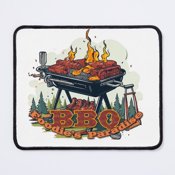 Item preview, BBQ, foodie's paradise designed and sold by JansenGS.