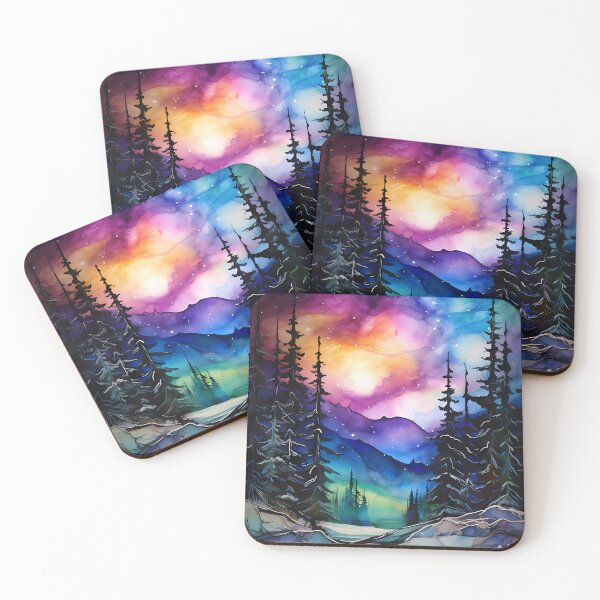Artikelvorschau, Alcohol ink northern lights entworfen und verkauft von tropicaltee.
