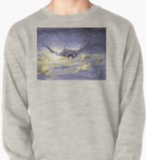 "Sky Ray and the Ants" - Digital Mixed Media Painting Pullover
