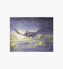 "Sky Ray and the Ants" - Digital Mixed Media Painting Art Board