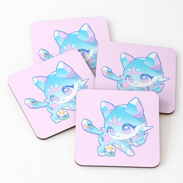 Item preview, Crystal Cat Kawaii Cat Adorable Crystal Cat Cute Gift  For Cat Lover Crystal cat  designed and sold by ShushaPusha.