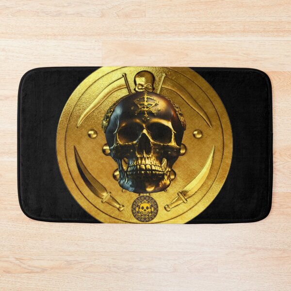 Item preview, Pirate Skull Golden Coin designed and sold by oldtimesss.
