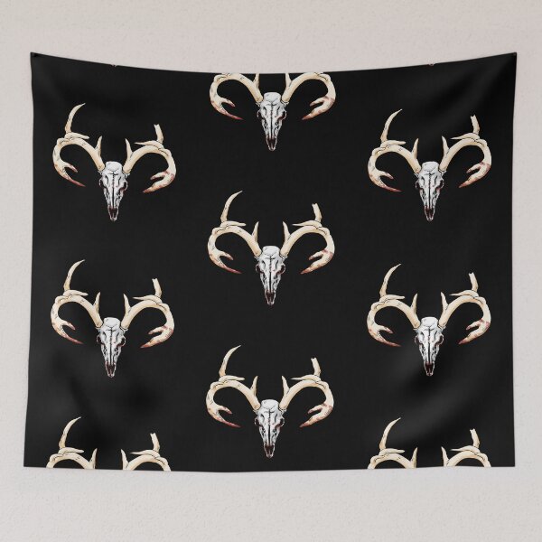 Item preview, Bloody Deer Skull designed and sold by TheWoodsRDark.