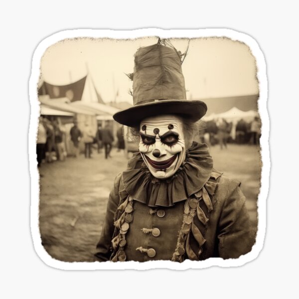 Item preview, Vintage Creepy Clown designed and sold by Studio-g.