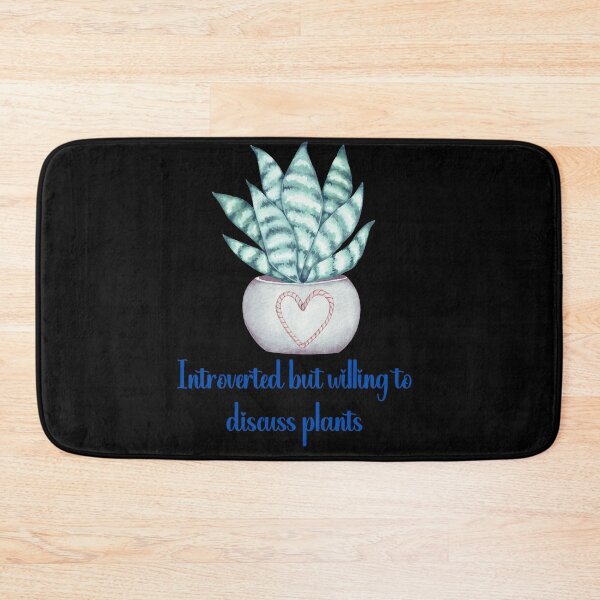Item preview, Introverted But Willing To Discuss Plants designed and sold by Dominika Bednarska.