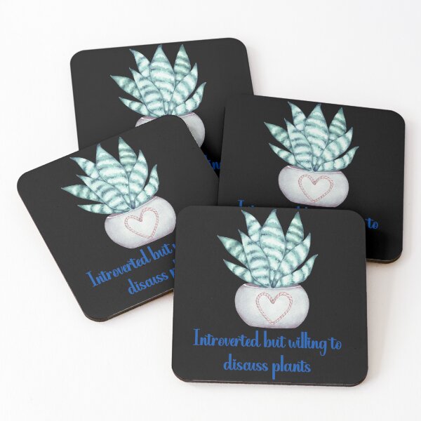 Item preview, Introverted But Willing To Discuss Plants designed and sold by Dominika Bednarska.