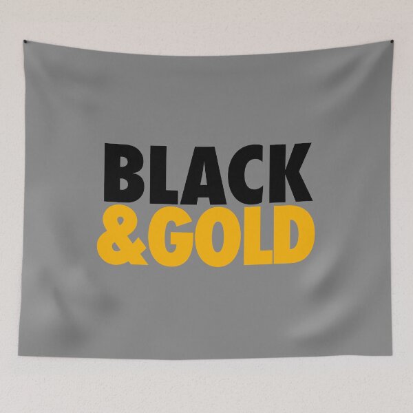 Item preview, Black and Gold (*ORIGINAL DESIGN*) designed and sold by crowbarr.