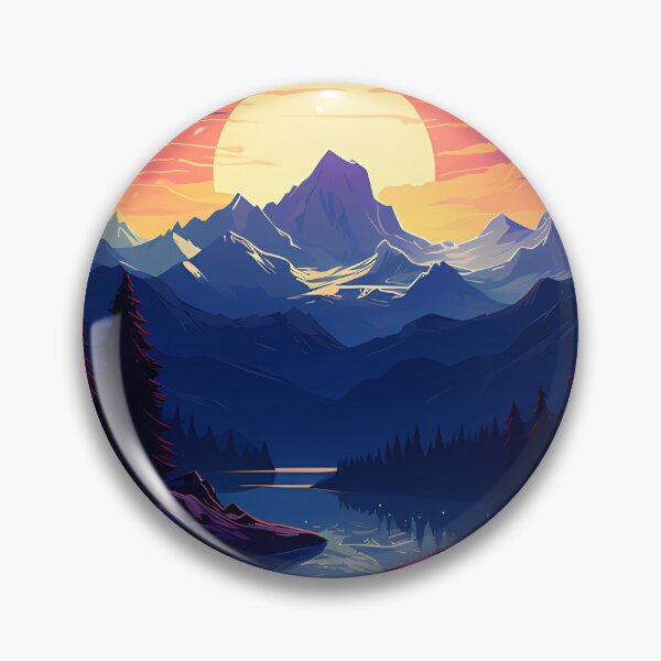 Artikelvorschau, Peaceful mountains tranquility entworfen und verkauft von tropicaltee.