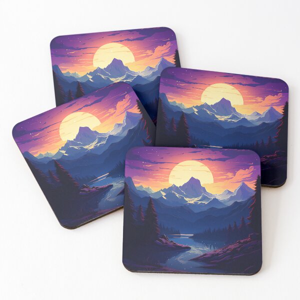 Item preview, Peaceful mountains tranquility designed and sold by tropicaltee.