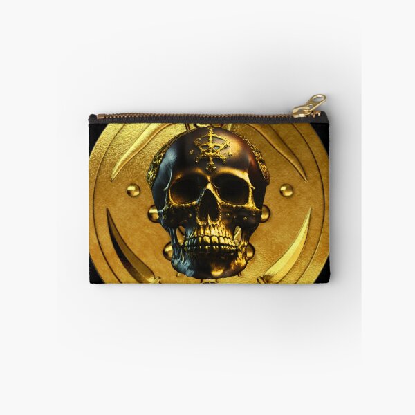 Item preview, Pirate Skull Golden Coin designed and sold by oldtimesss.