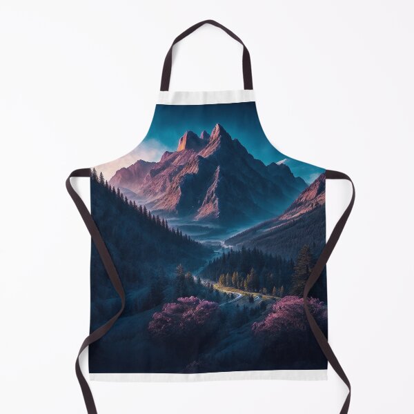 Item preview, An Awe-Inspiring Mountain Setting where the Dense Forest at the Mountain Base Adds Depth and Richness to the Overall Landscape, Ai Generated Art designed and sold by AiGens.