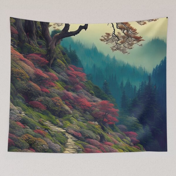 Item preview, Hill on top of the forest designed and sold by RK - Shop.