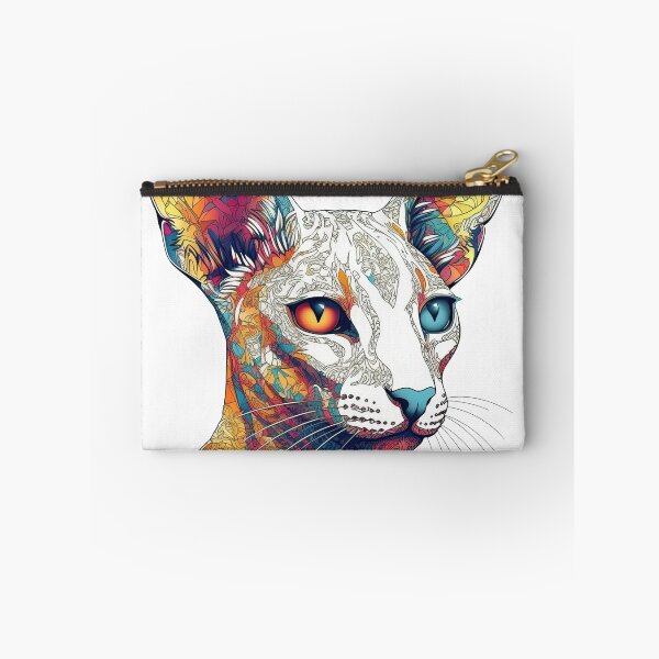 Item preview, WhimsiCats: Surreal Oriental Shorthair Cat Breed Apparel & Accessories with Vibrant Digital Art. designed and sold by DooodleGod.