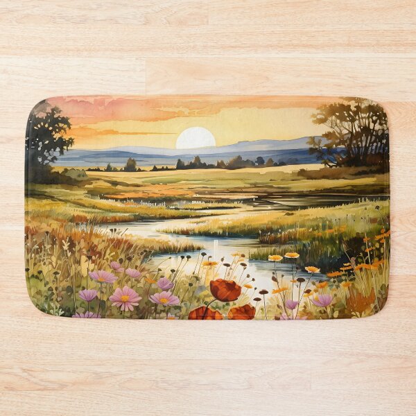 Item preview, sunset in the field designed and sold by Banna Baber.