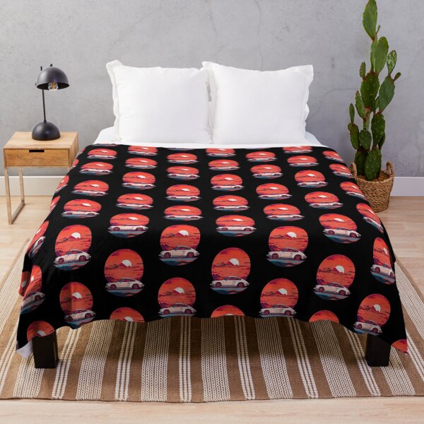 Item preview, Vintage Vibes - Retro Porsche at Sunset designed and sold by kanjxtan.
