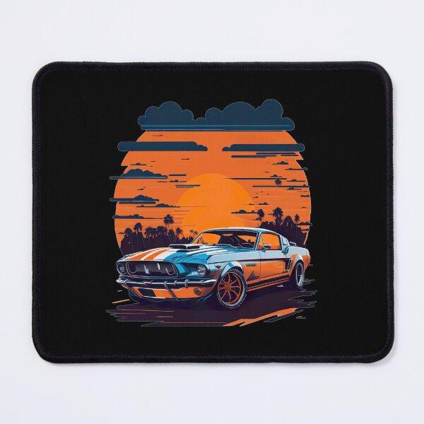 Item preview,  Iconic Revival - Retro Mustang Cobra Shelby at Sunset designed and sold by kanjxtan.