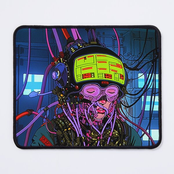 Item preview, Anime Futuristic Cyberpunk AI Headset Woman designed and sold by blunterorca.