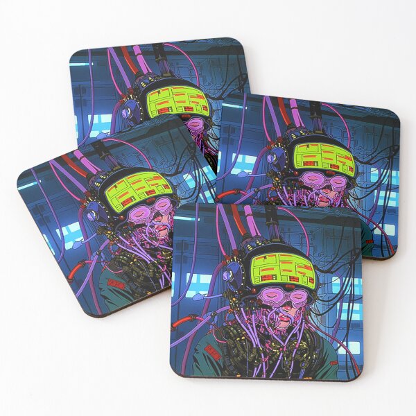 Item preview, Anime Futuristic Cyberpunk AI Headset Woman designed and sold by blunterorca.