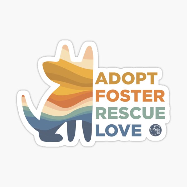 Item preview, Adopt & Love a Rescue Dog - D2 designed and sold by BeGoodPets.