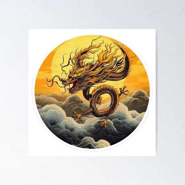Item preview, Dragon in the sky designed and sold by abmkf.