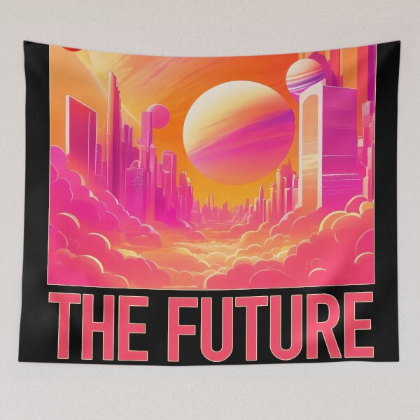 Item preview, The Future - Explore a Vibrant Space City designed and sold by cocomikozza.