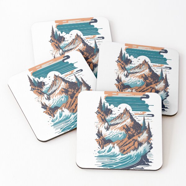 Item preview, Majestic Cascade - Mountain Splash designed and sold by kanjxtan.