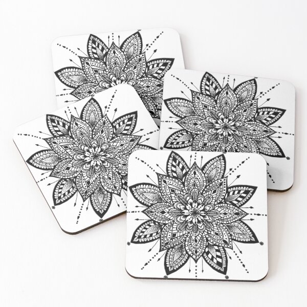 Item preview, mandala flower design designed and sold by honeydoodles6.