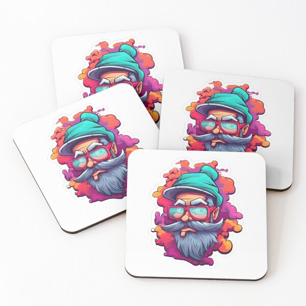 Item preview, Old man with fashionable glasses designed and sold by abmkf.