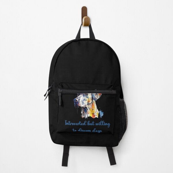 Item preview, Introverted But Willing To Discuss dogs designed and sold by Dominika Bednarska.