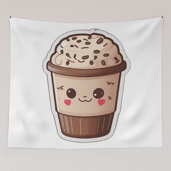 Item preview, Cute coffee whip cream designed and sold by FFixation.