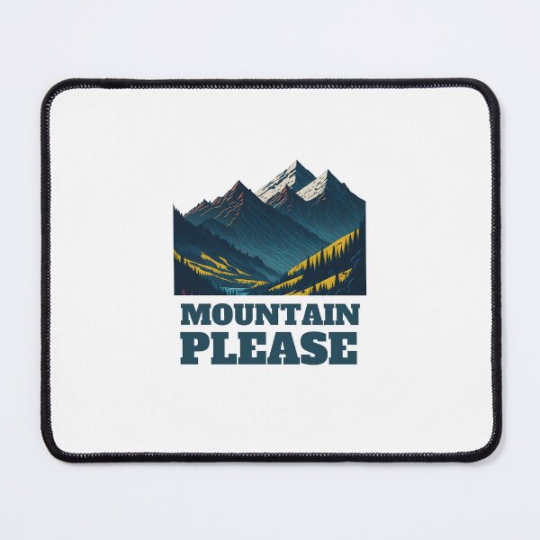 Item preview, Mountain please adventure with bold typography designed and sold by Be-Adventurous.