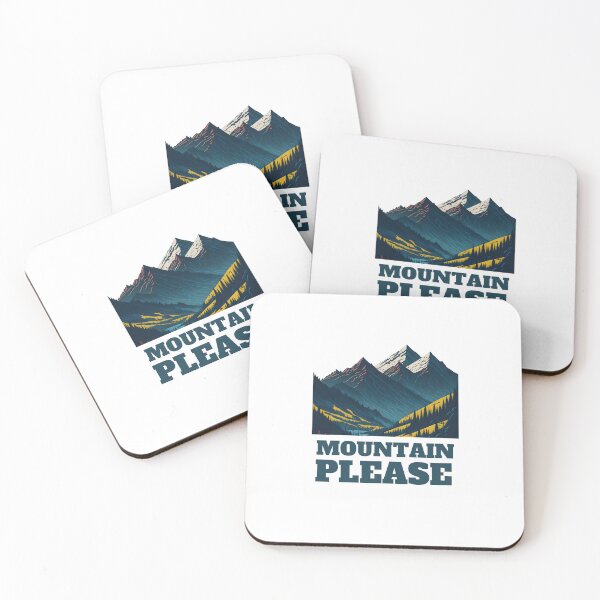 Item preview, Mountain please adventure with bold typography designed and sold by Be-Adventurous.