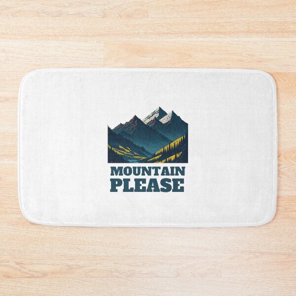 Item preview, Mountain please adventure with bold typography designed and sold by Be-Adventurous.