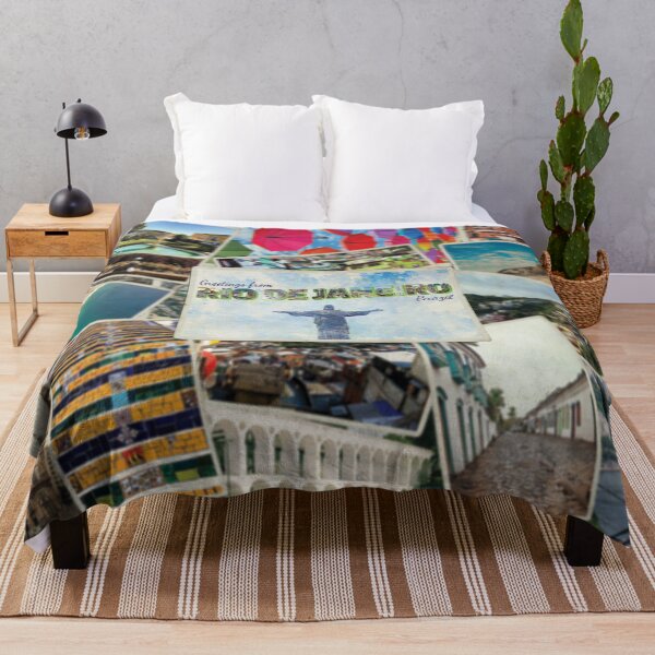 Item preview, Greetings from Rio de Janeiro in Brazil Vintage style retro souvenir designed and sold by DeveloperProp0.