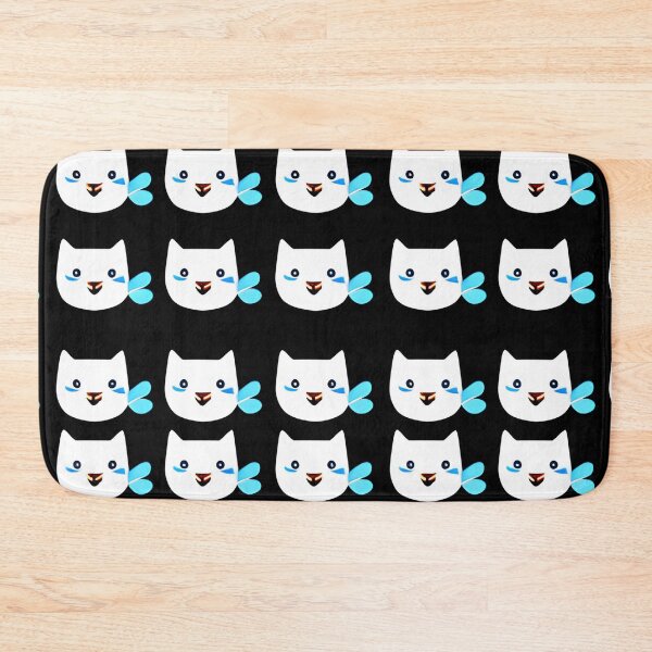 Item preview, cute cats with a smiling face designed and sold by MacLis.