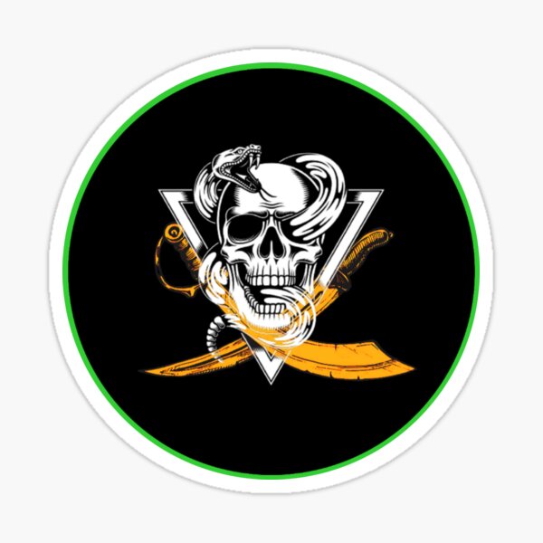 Pirate Logo Sticker