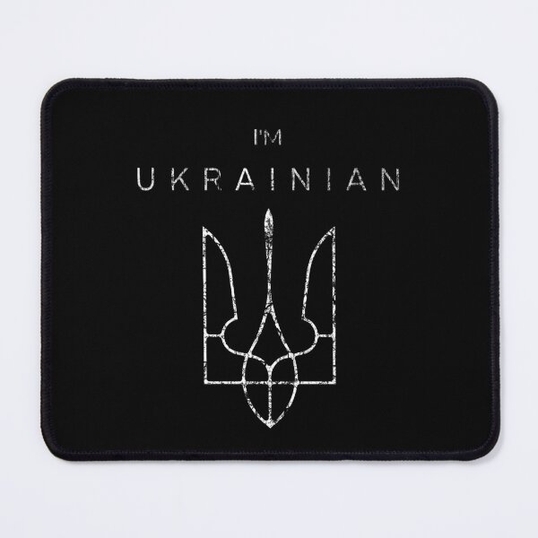 Item preview, President Volodymyr Zelensky Ukraine - Vintage I'm Ukrainian Big Trident Tryzub designed and sold by Aide.