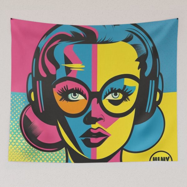 Item preview, Pop Art Music Genius Muse designed and sold by musicgeniusart.