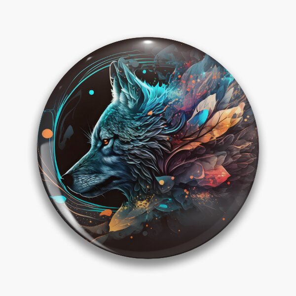 Item preview, Abstract Wolf Face Art designed and sold by PeteRascal.