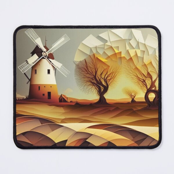 Item preview, Windmill designed and sold by Stroka-AI-Art.