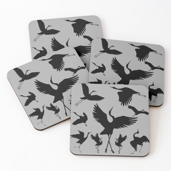 Item preview, Silhouette Sandhill Cranes Flying designed and sold by cooldesigns2022.