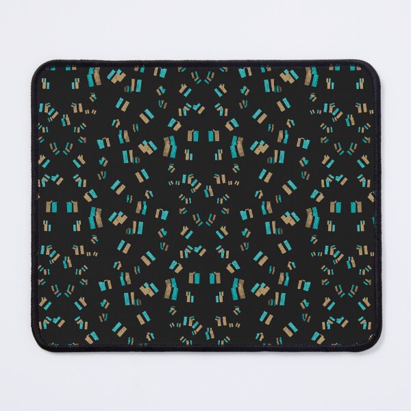 Item preview, Cute Square Pattern on Black Background designed and sold by Pevkay97.